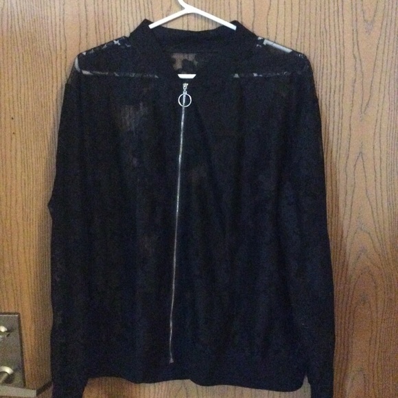 COPY - 𝅺UNBRANDED black lace jacket 2x - Picture 4 of 4